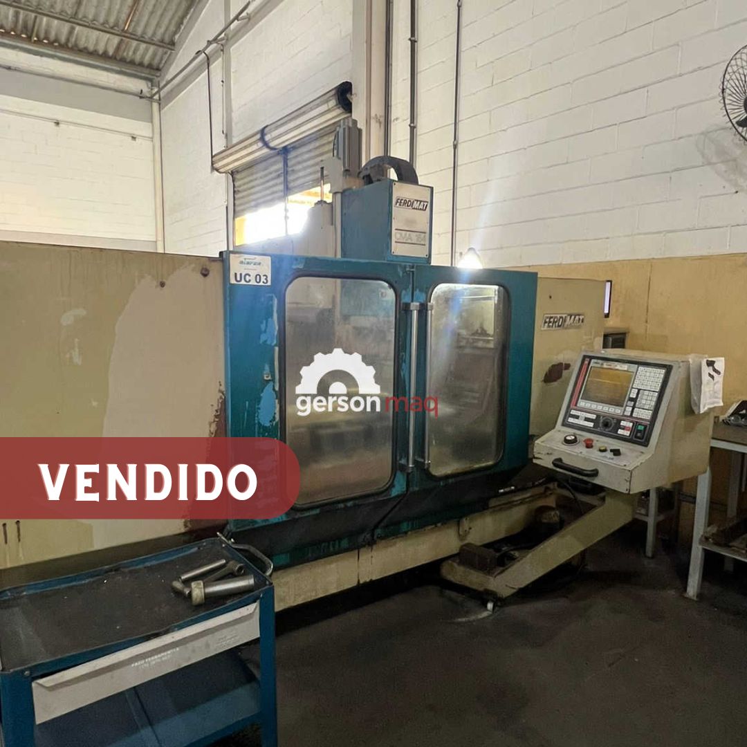 FRESADORA CNC FERDIMAT CMA 154F - ANO 2000 - 1600 x 600 x 650mm